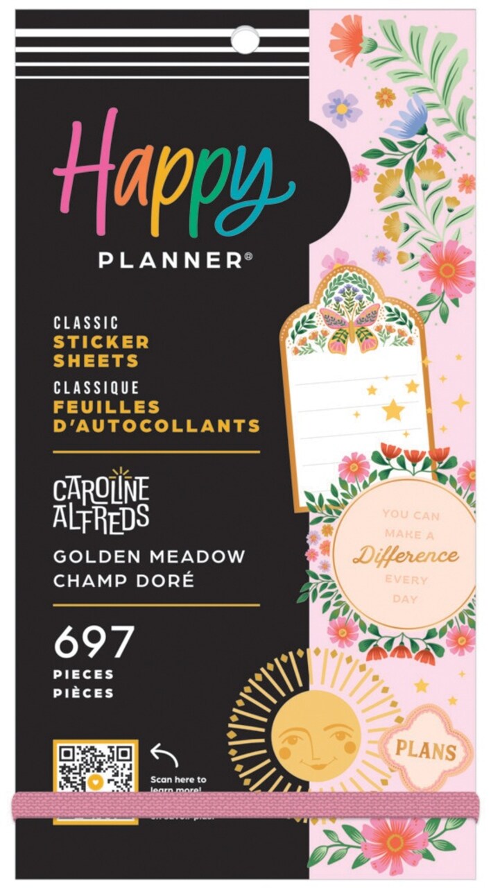 Happy Planner Classic Sticker Value Pack 30/Pkg-Golden Meadow